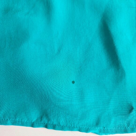 J.Crew 100% silk till color button down long sleeves shirt/blouse. - Picture 7 of 8